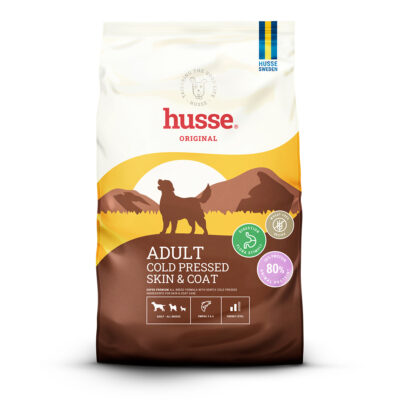 Husse Adult Cold Pressed Skin & Coat šunims (ex. Lyster) sausā barība suņiem: 7kg