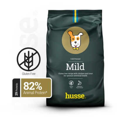 Husse Mild sausā barība suņiem:: 12 kg (Cold Pressed)